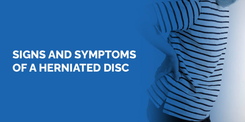 Signs and Symptoms of a Herniated Disc