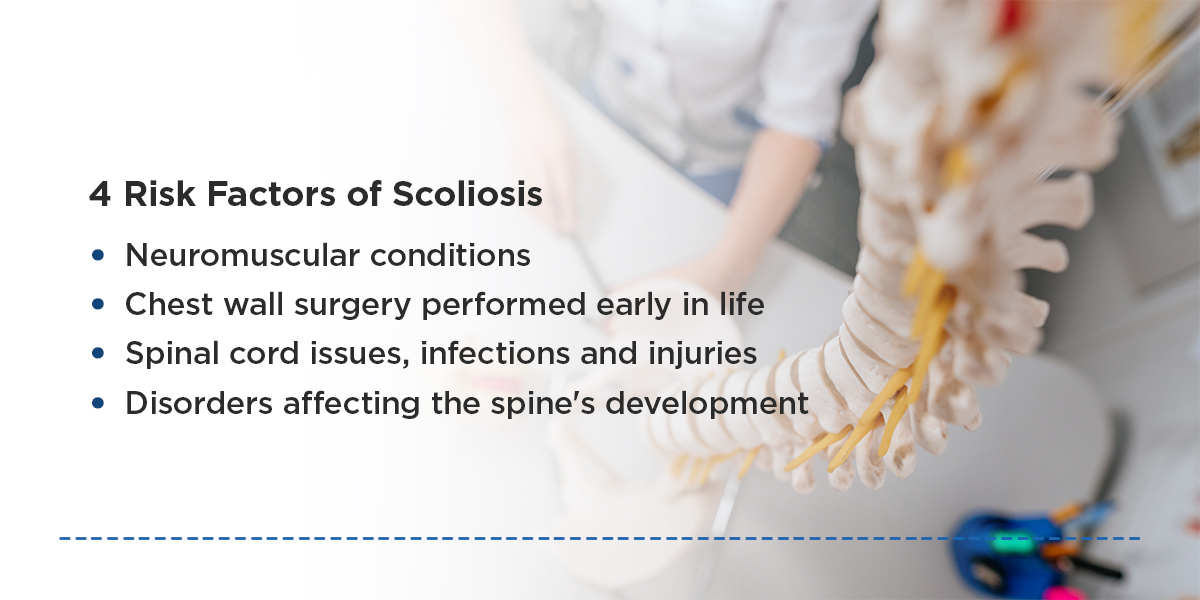 Scoliosis کے 4 خطرے والے عوامل