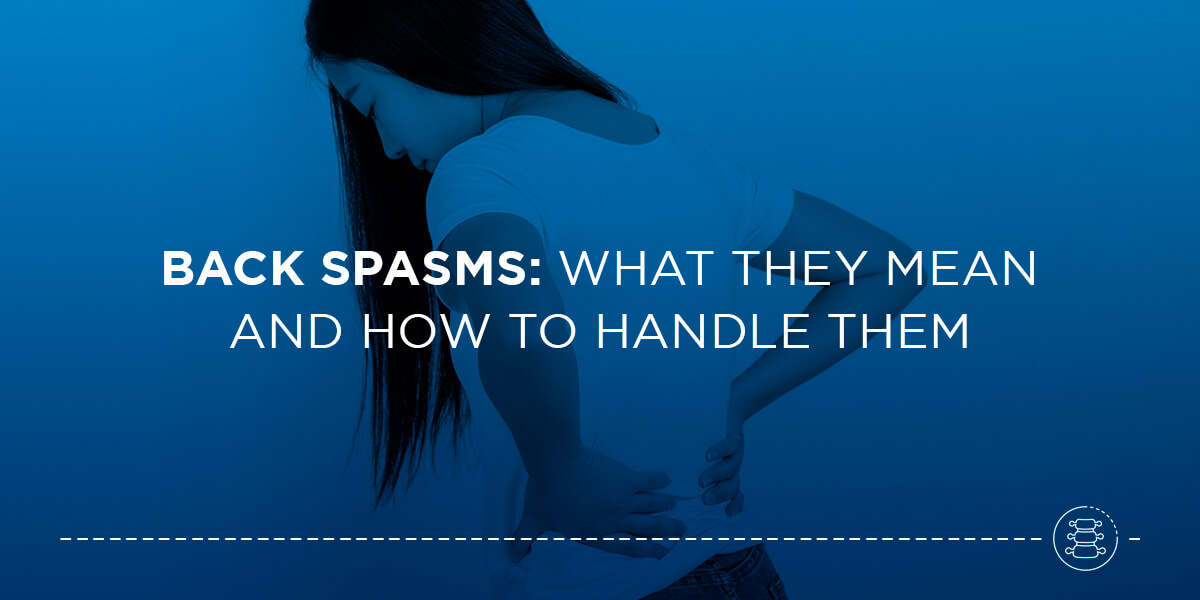 Back Spasms: What They Mean and How to Handle Them