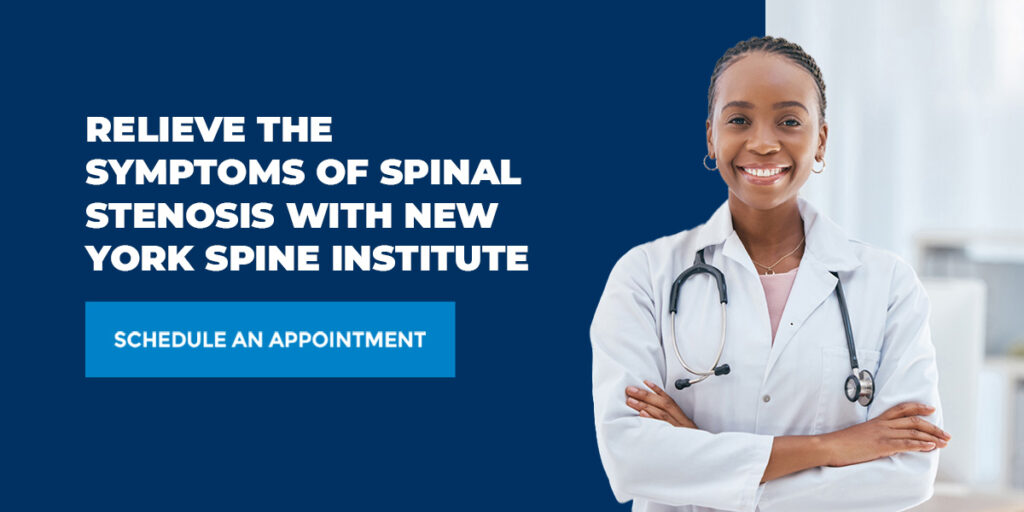 Alivie os sintomas da estenose espinhal com o New York Spine Institute  