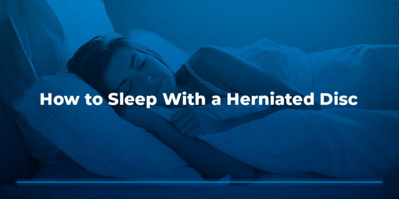 Cómo dormir con una hernia discal